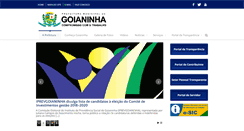 Desktop Screenshot of goianinha.rn.gov.br
