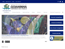 Tablet Screenshot of goianinha.rn.gov.br