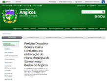 Tablet Screenshot of angicos.rn.gov.br