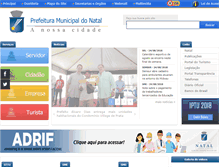 Tablet Screenshot of portal.natal.rn.gov.br